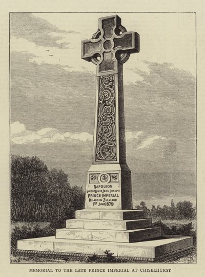 Memorial to the Late Prince Imperial at Chiselhurst by Henry William Brewer